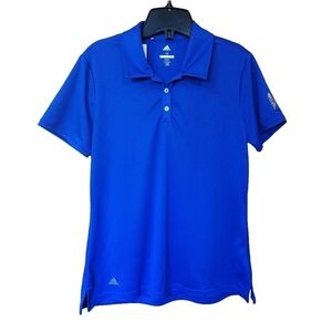Adidas Blue Golf Shirt with 1906 Side Patch Size M